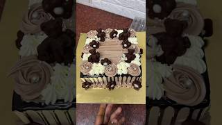 Beautiful cake making chocolate squares cake chocolatecake shortsfeed cakedecorating shorts [upl. by Niwdog]