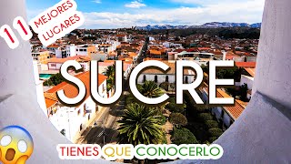 SUCRE  La CIUDAD BLANCA MÁS HERMOSA de BOLIVIA  Que HACER y Que CONOCER [upl. by Nyre]