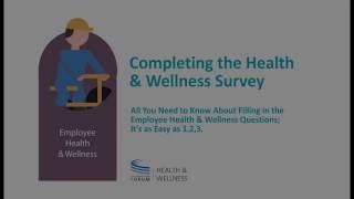 Employee Health and Wellness  Taking the CGF Health amp Wellness Survey [upl. by Kendra]