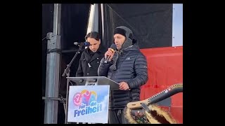 Unser Vater im Himmel Demo Heldenplatz Jänner 2022 [upl. by Ailalue]