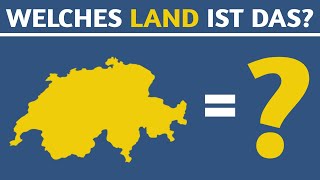 Kannst du DIESE LÄNDER anhand ihrer UMRISSE ERRATEN [upl. by Onailerua]