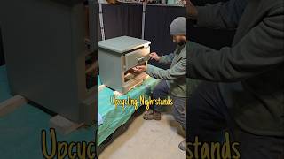 Refinishing Old Nightstands diy upcycling upcycledfurniture [upl. by Alayne136]