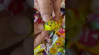 Bee chocolate 🐝 asmr asmrfood openingsweetssounds satisfying food sweet chocolate [upl. by Rollie]