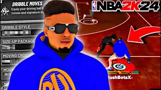 THE BEST DRIBBLE MOVES FOR TALL GUARDS ON NBA 2K24 CURRENT GEN…🤯 [upl. by Okuy]