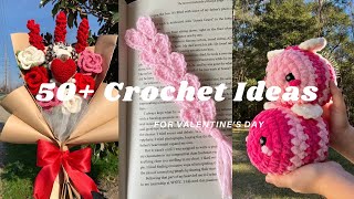 50 Crochet Ideas for Valentines Day [upl. by Yrrak]