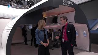 APEX  AIX 2019 Diehl Aviation Showcases Smart Cabin Surfaces [upl. by Iaht]