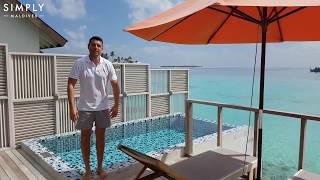 Oblu Select at Sangeli Maldives  Water Villa with Pool Room Tour [upl. by Dodie882]