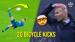 Cristiano Ronaldo all 20 Career Incredible Sensational Crazy Bicycle Kicks Show HD [upl. by Porett]