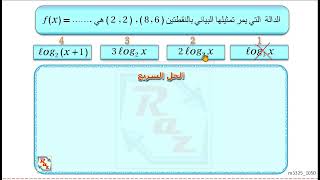 22تحصيلي رياضياتالصف الثالثالعلاقات والدوال اللوغاريتميةحل المعادلات اللوغاريتمية m3325105V [upl. by Hedy]