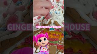 Princess gingerbread house Christmas baking inspiration Christmas gingerbread babysongs [upl. by Niatsirt]