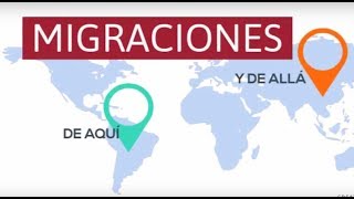 MIGRACIONES DE AQUÍ Y DE ALLÁ  EDUpunto [upl. by Krm]