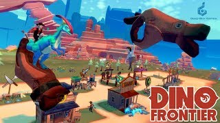 VR City Builder Meets Dinosaurs  Dino Frontier Gameplay Part 1 PSVR [upl. by Jonna]