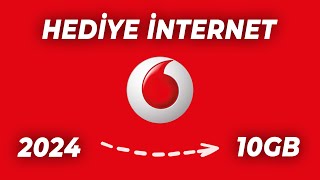 VODAFONE BEDAVA 10 GB İNTERNET KAZAN Vodafone Bedava İnternet Kazanma 2024 [upl. by Konstantin]