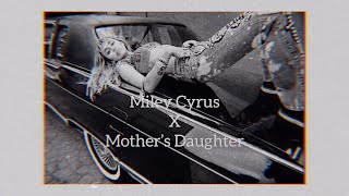 Miley Cyrus  Mothers Daughter visual lyric video [upl. by Seaden]