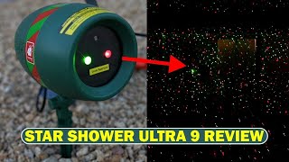 Star Shower Ultra 9 Review As Seen on TV Light Show [upl. by Lowery]