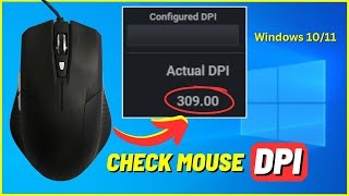 How to Check Your Mouse DPI in Windows 1011 PC [upl. by Myrt]