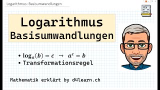 Logarithmus Basisumwandlungen [upl. by Pentheam183]