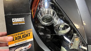 Cerakote headlight restoration kit works [upl. by Axe]