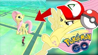 Fluttershee plays Pokemon Go Gen 2 🍉  CHASED BY A DOG  Part 2 [upl. by Earaj802]