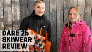 Dare 2b Skiwear  Mens Baseplate Womens Line and Effused 2 Reviewed [upl. by Neeli194]