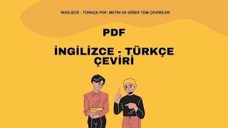 İngilizce PDF Türkçeye Çevirme Nasıl Yapılır En Pratik ve Ücretsiz Yöntem [upl. by Trumann]