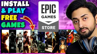 HOW TO INSTALL EPIC GAMES AND PLAY FREE GAMES  HindiUrdu  THE NOOB [upl. by Ahsenot]