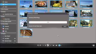 PowerDVD 12  How to Upload Videos and Photos to Social Network Sites [upl. by Ahsened]