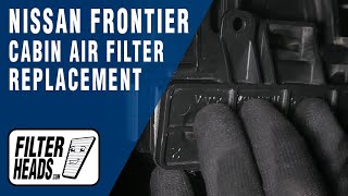 How to Replace Cabin Air Filter 2019 Nissan Frontier AQ1113 [upl. by Ahsiuq555]