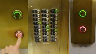 Nice Otis Series 2 HighSpeed Elevators at Drury Plaza in San Antonio TX with Xmas Light buttons [upl. by Codd863]