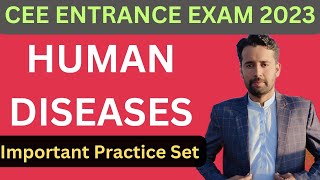 CEE EXAM 2023  HUMAN DISEASES QUESTIONS  PRACTICE SET  MBBS BSc Nursing BDS BPT BASLP [upl. by Zacharie]