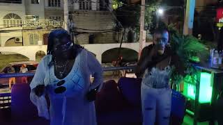 Montego Bay Night Life jamaica jamaican nightlife vacation party girlsnight [upl. by Kentiggerma]