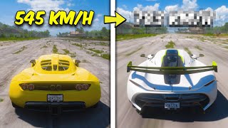 Top 10 FASTEST Cars in Forza Horizon 5 [upl. by Sybila]