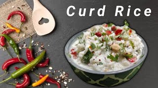 South Indian Traditional Curd Rice  easy curd rice recipe Vasudhas kitchen [upl. by Tannenbaum]