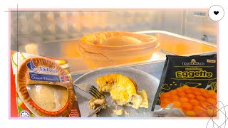 Frozen Meals Taste Test Chicken Mushroom Pie amp Eggette [upl. by Elyag]