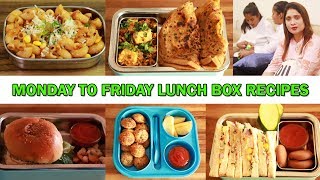 MONDAY To FRIDAY Kids LUNCH BOX Recipes ayuandanutwinsisters cookwithasha [upl. by Atwahs]