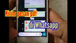 Cara kirim pesan pdf di whatsapp [upl. by Fafa530]