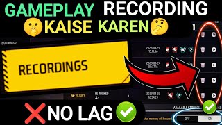 Free Fire Gameplay Recording Kaise kare 2023  Recordings Kaise Hoga Free Fire Gameplay Recording [upl. by Zita]