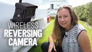 Installing Haloview Wireless Reversing Camera on a UK Caravan  MC7108 [upl. by Nosnibor199]