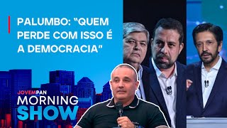 Três candidatos à Prefeitura de SP não PARTICIPAM de DEBATE delegado Palumbo MANDA A REAL [upl. by Attela]