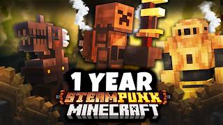 I Survived 1 YEAR In STEAMPUNK CREATE MOD FULL MOVIE [upl. by Melburn]