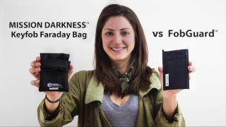 Product Comparison  Key Fob Faraday Bags Mission Darkness Keyfob Faraday Bag vs Fobguard [upl. by Rtoip]