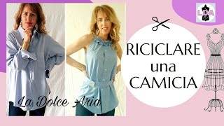 Come trasformare una camiciaShirt Refashion [upl. by Htessil]