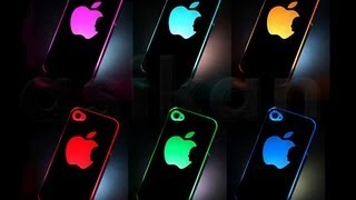 LED Case iPhone 4  4S Review HD [upl. by Zingg]