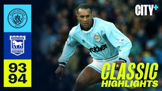 Man City 21 Ipswich Town  Classic Highlights  Francis Lees Triumphant Return [upl. by Neleag923]