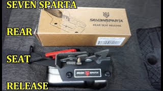 Best F150 Rear Seat Release Kit  Seven Sparta Rear Seat Release Kit  NonTactical Video [upl. by Lombardi]