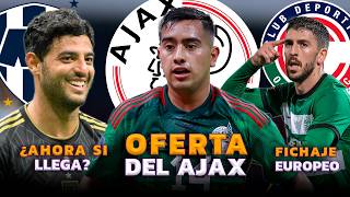 ERICK SÁNCHEZ CERCA DEL AJAX  DELANTERO EUROPEO A TOLUCA  FICHAJE B0MBA ¿CARLOS VELA A RAYADOS [upl. by Kentiggerma]