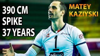 37 Years  390 Cm Vertical Jump  Matey Kaziyski  Legend of Volleyball [upl. by Ainit]