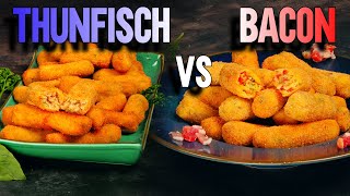 Kroketten selber machen Thunfisch vs Bacon [upl. by Floris]