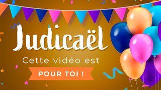 🎂 Chanson joyeux anniversaire Judicaël  Les chatons les plus mignons 🎂🎉 [upl. by Laeria]