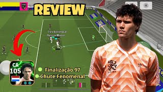 VAN BASTEN É UM ATACANTE COMPLETO NO EFOOTBALL 25 MOBILE  GAMEPLAY [upl. by Delinda]